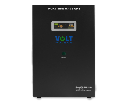 UPS (zasilacz awaryjny) VOLT SINUS UPS 500 + 40Ah (300/500W)